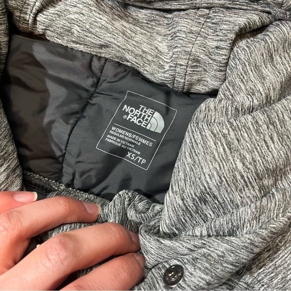 The North Face Pseudio Womens Full Zip Hooded Jacket in Grey and Black Size XS - Picture 5 of 6
